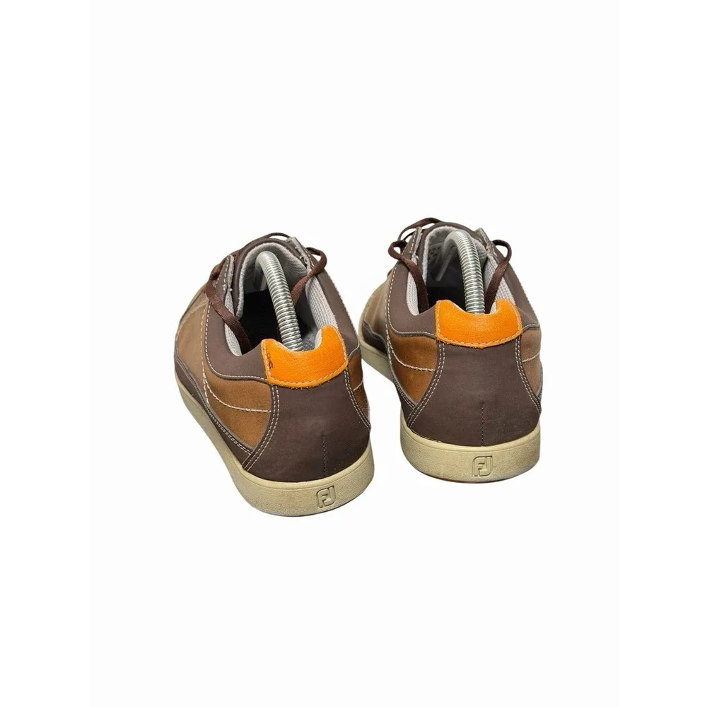 FootJoy Golf Shoes Contour Casual Brown Spikeless 54244 Men Size 8.5M Lace Up
